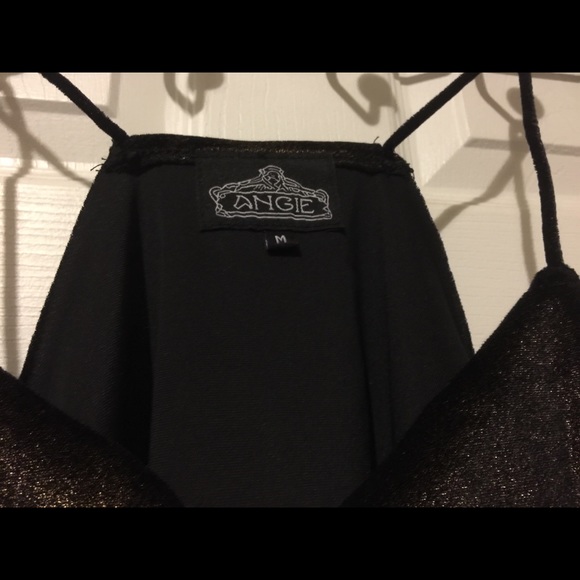 Angie V neck Velvet Slip Tank - Picture 3 of 5